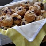 Whip up these quick and tasty Vegan Blueberry almond Muffins!