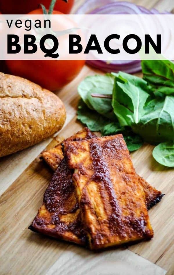 Tofu Bacon - Vegan BLT Tofu Sandwich - Vegan Blueberry