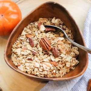 Maple flavored Pecan Pie Granola