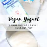 photo collage of vegan yogurt photos for pinterest