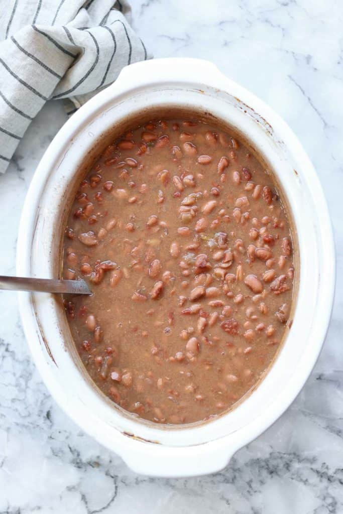 Healthy Slow Cooker Pinto Beans Vegan Blueberry