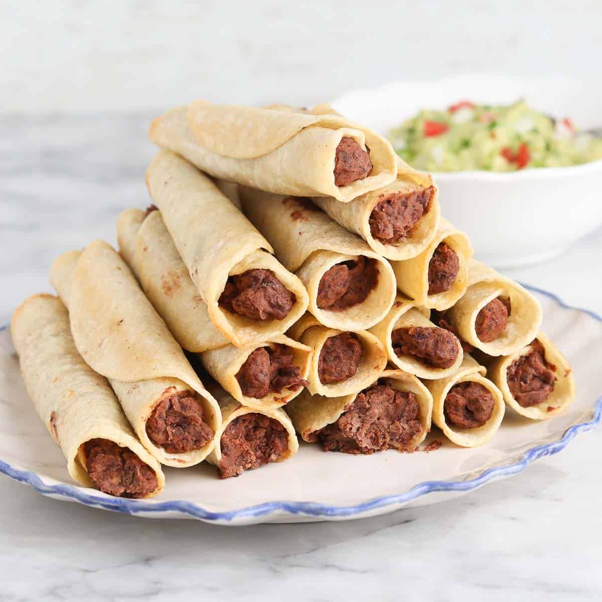 Vegan Black Bean Taquitos