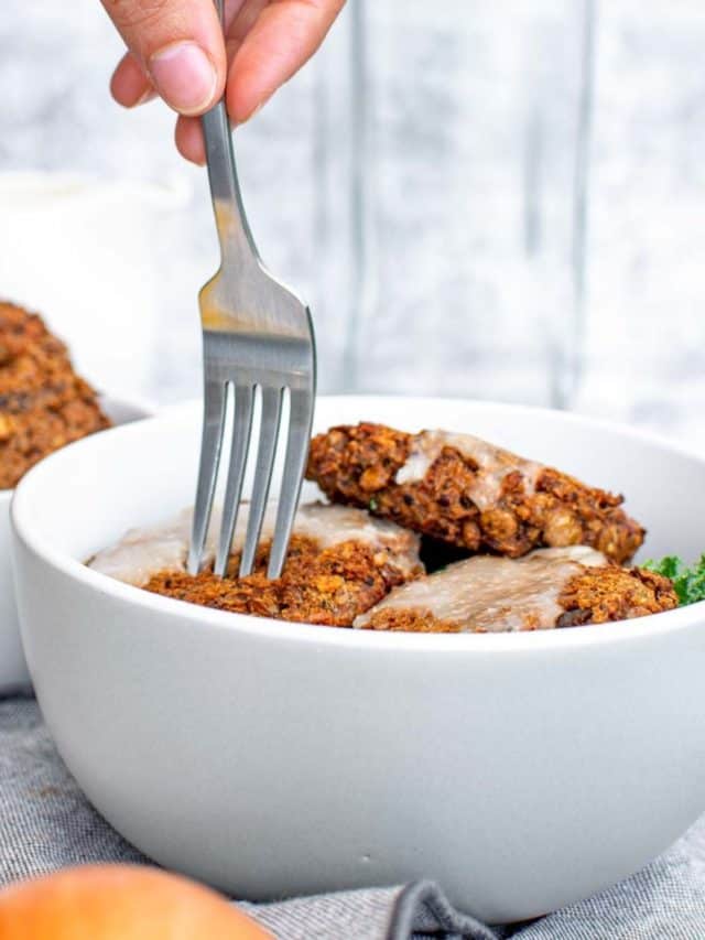 Crispy Vegan Lentil Cakes